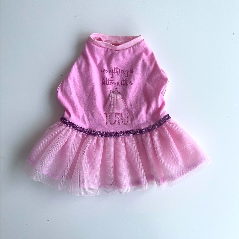 Pink Tutu Dress for small dogs